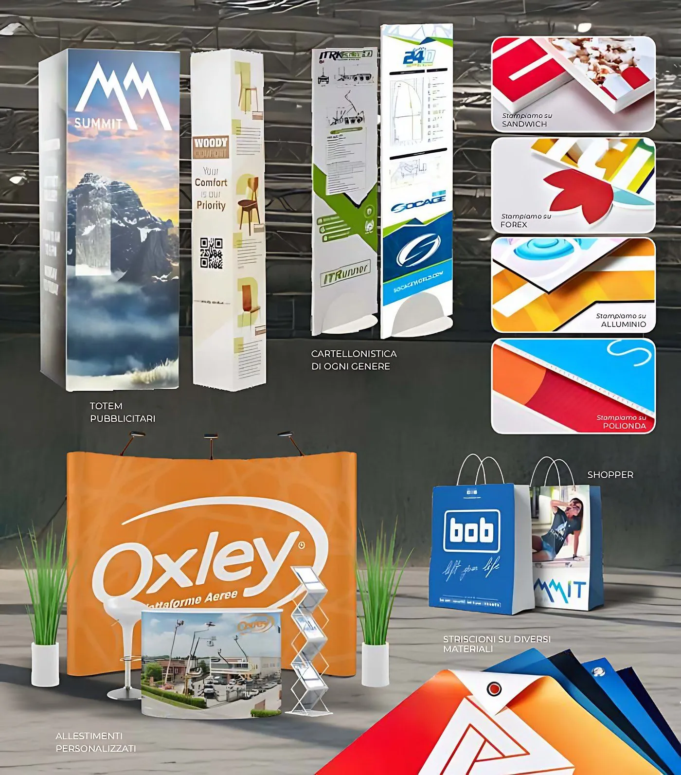 Stand Oxley e totem