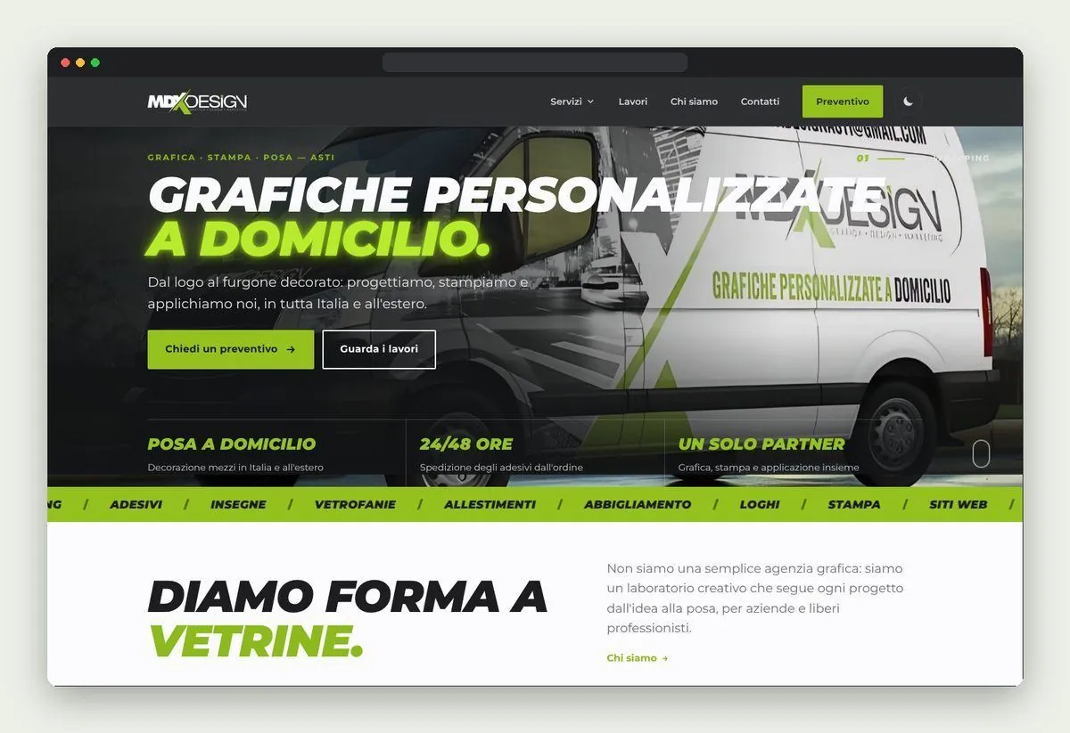 Home page